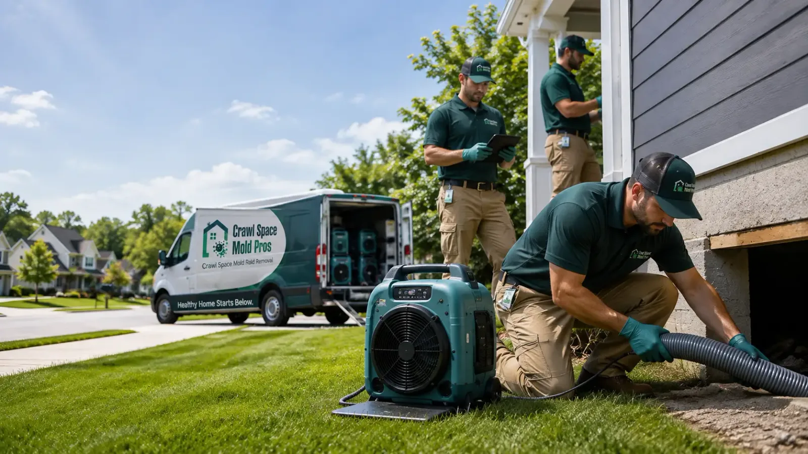 Crawl Space Mold Removal in Federalsburg, MD
